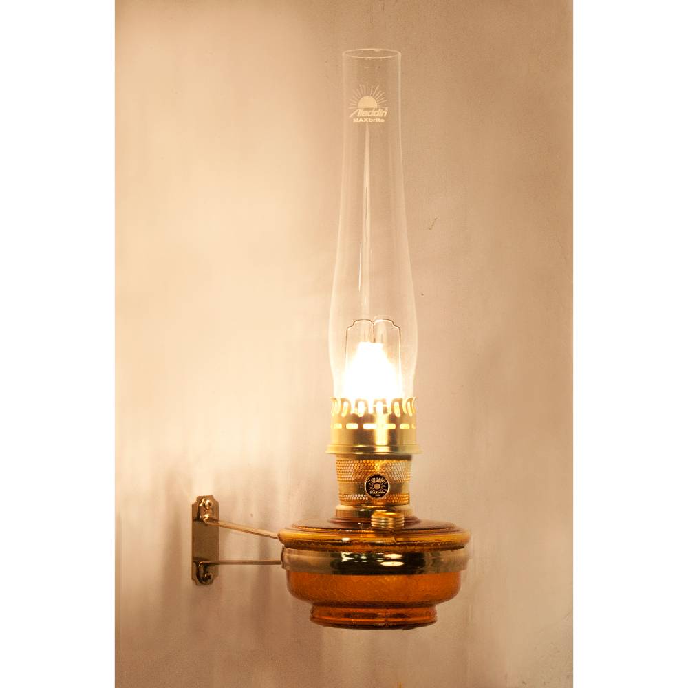 Aladdin Clear Regency Wall Oil Lamp