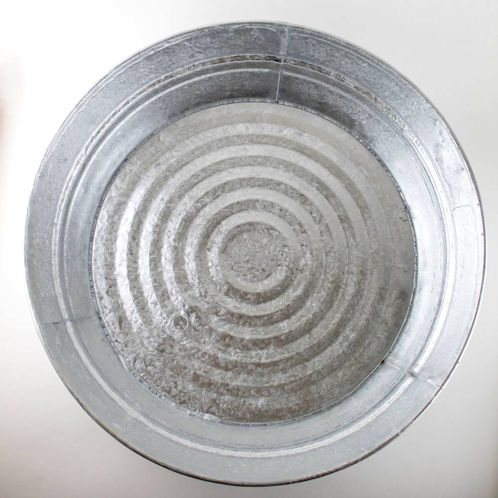 Steel Low Flat Tub - 3 Gal