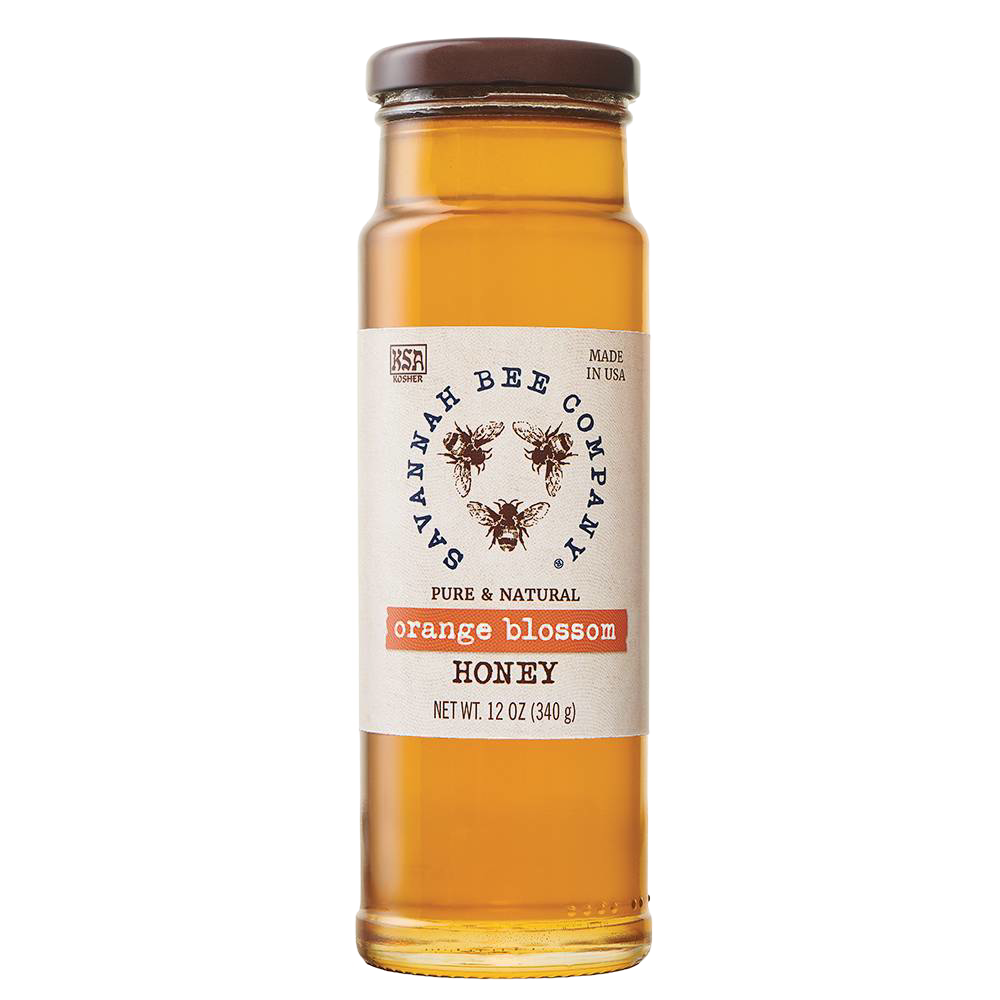 Pure and Natural Orange Blossom Honey - 12 oz