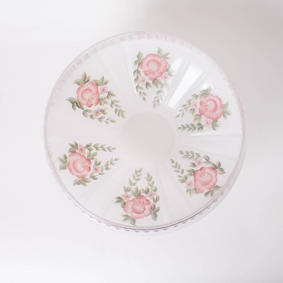 Aladdin Red Roses #12 Lamp Shade - Glass - 10"
