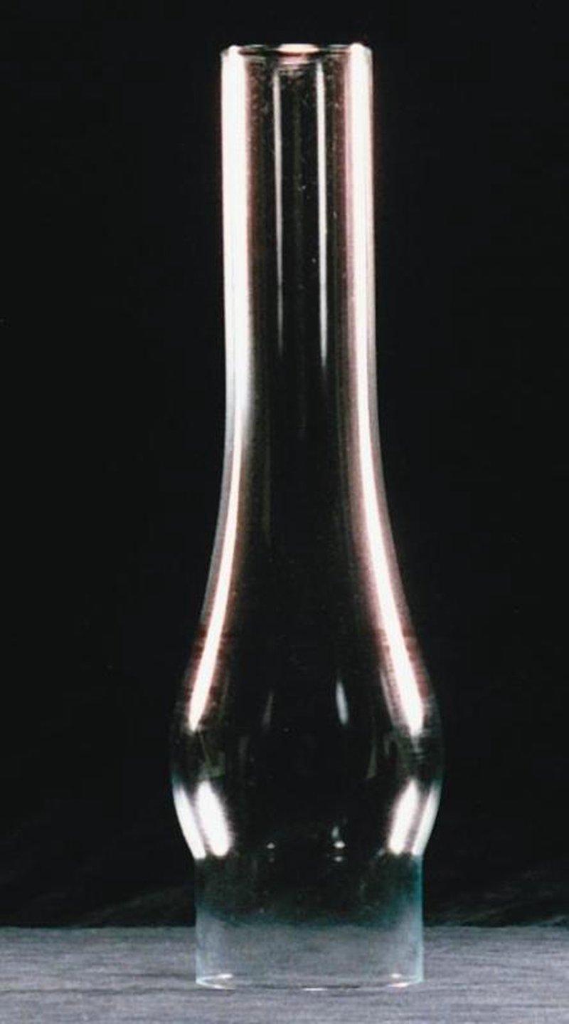 Frosted Oil Lamp Chimney - 2-7/8" base