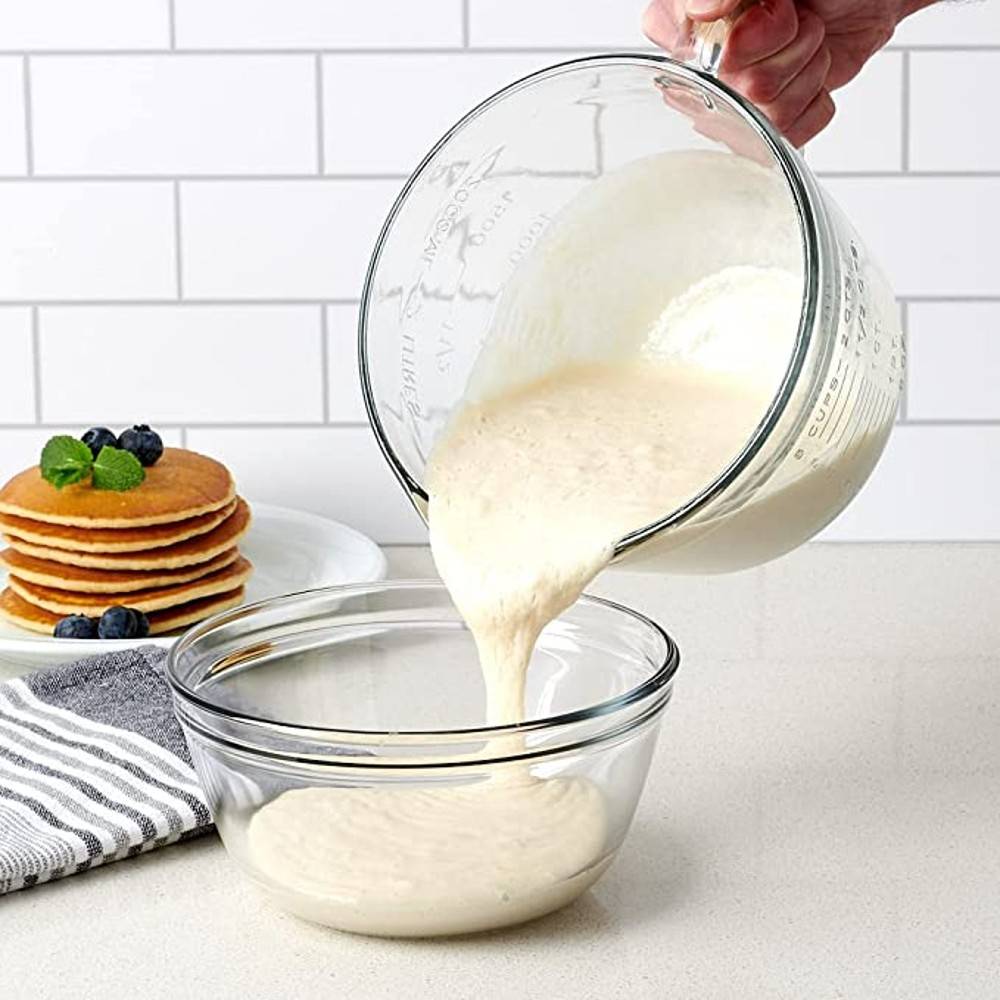 Glass Batter Bowl with Lid