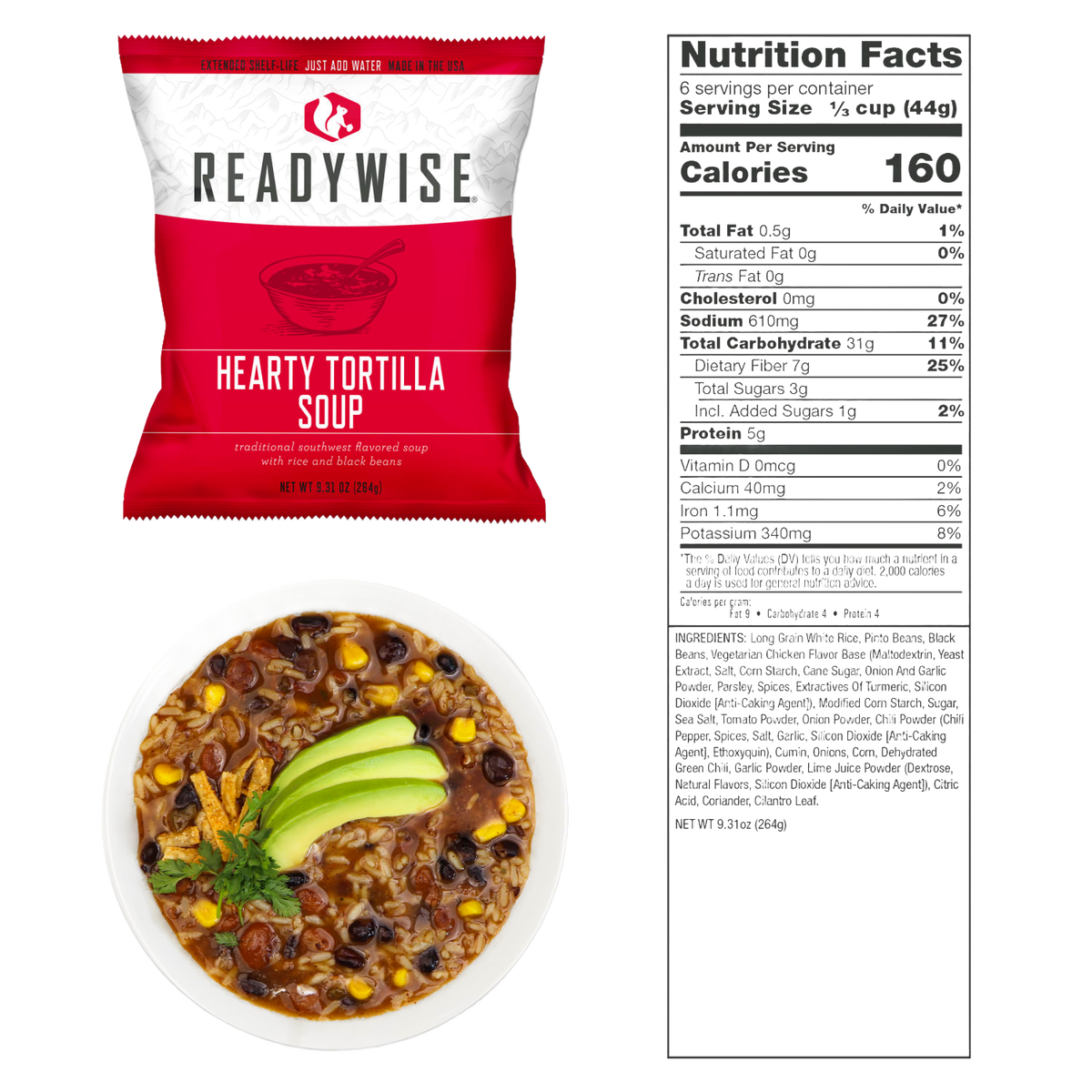 ReadyWise Entree Emergency Food Bucket (120)