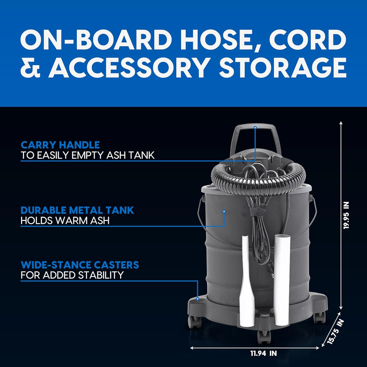 Imported Electric Ash Vacuum