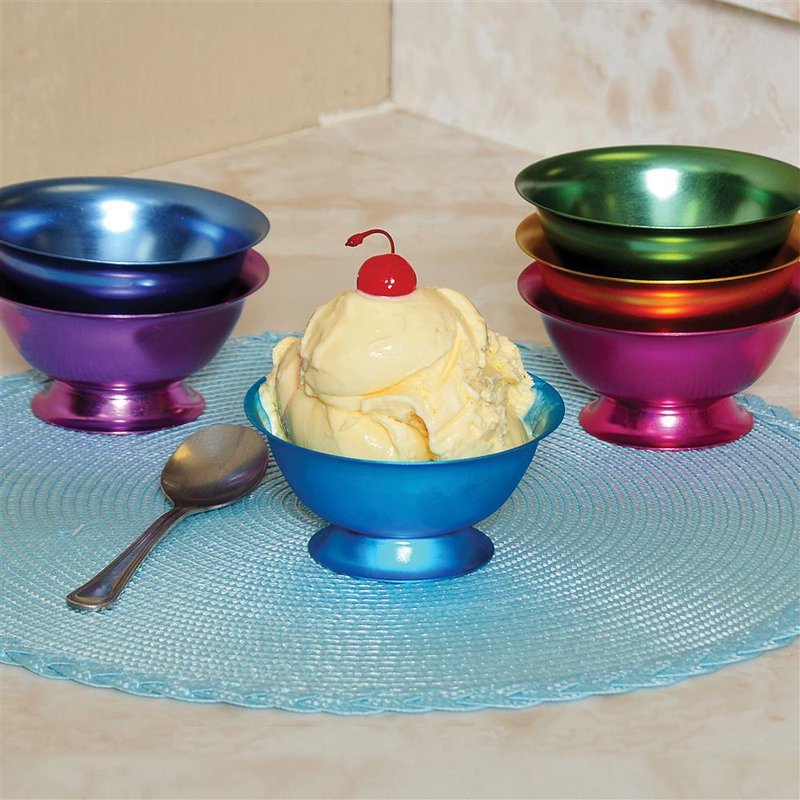Aluminum Ice Cream Bowls