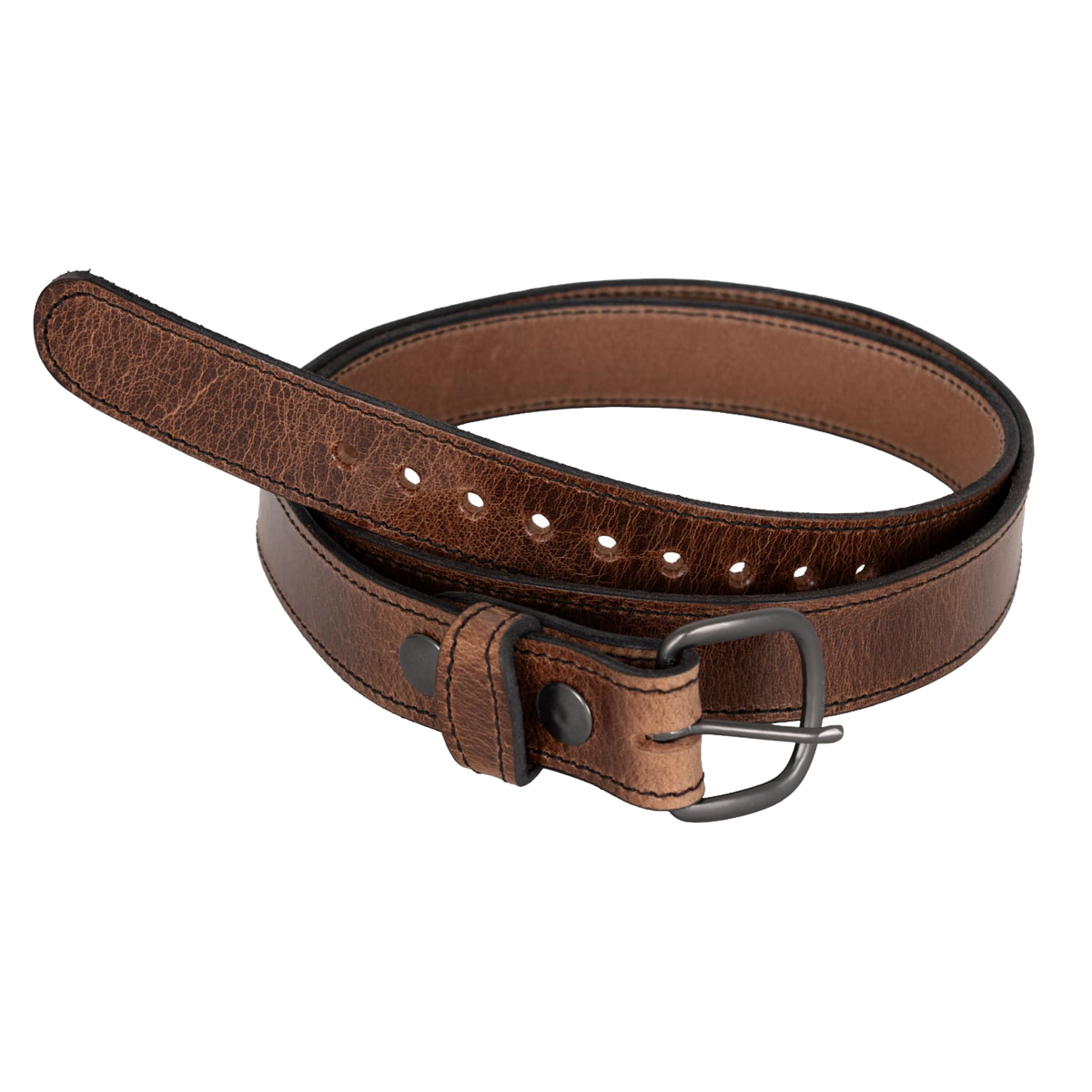 Amish-Made Dress Leather Belts - 1-1/4 Inch Wide