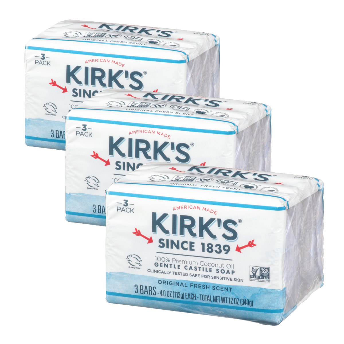 The Original Kirk's Castile Bar Soap