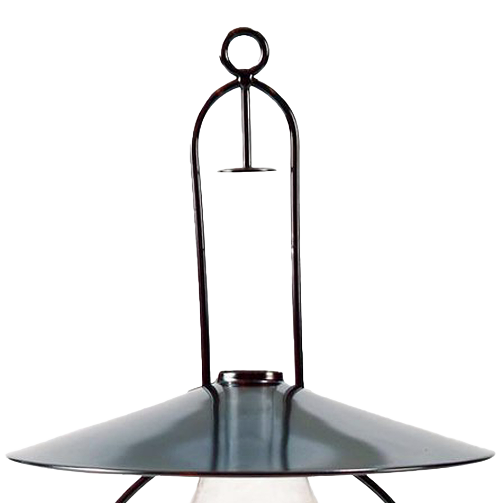 Hanging Oil Lamp with Top Reflector