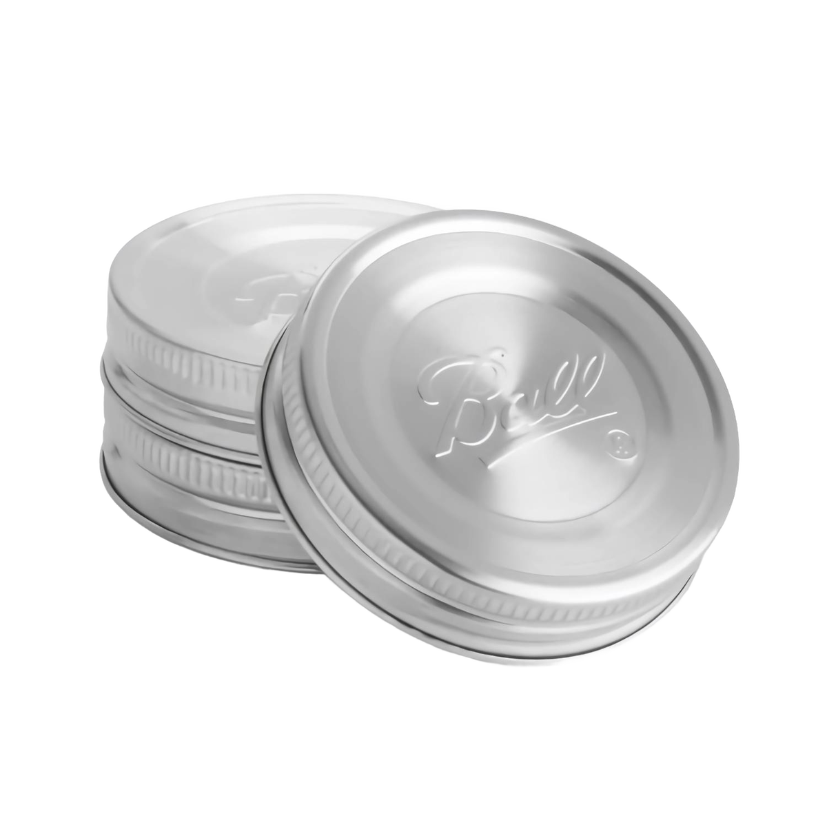 Ball Stainless Steel Jar Storage Lids - Regular Mouth (3)