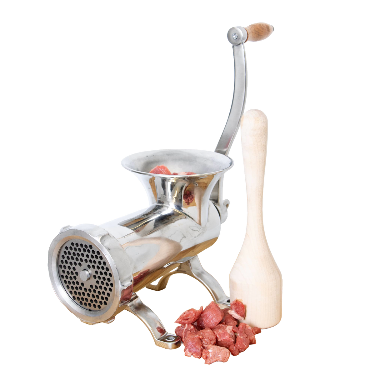 Wooden Stompers for Meat Grinders