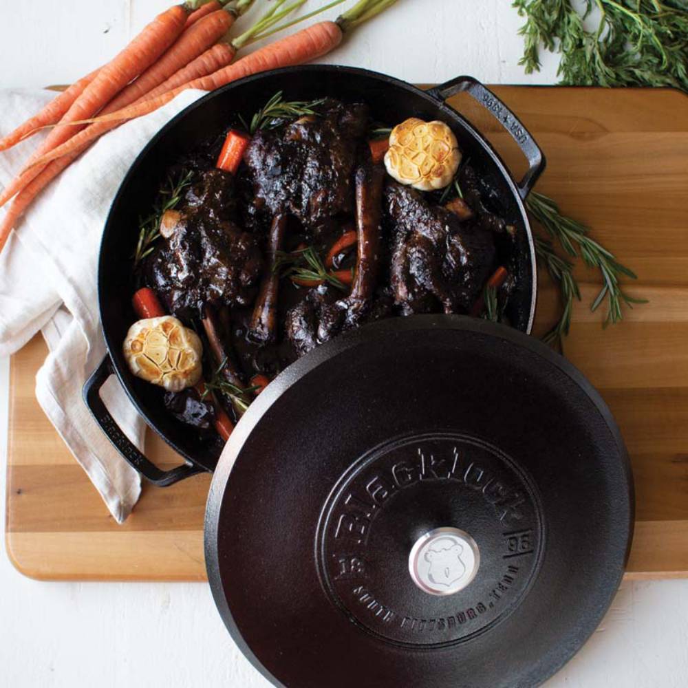 Lodge Blacklock Cast Iron Braiser with Lid