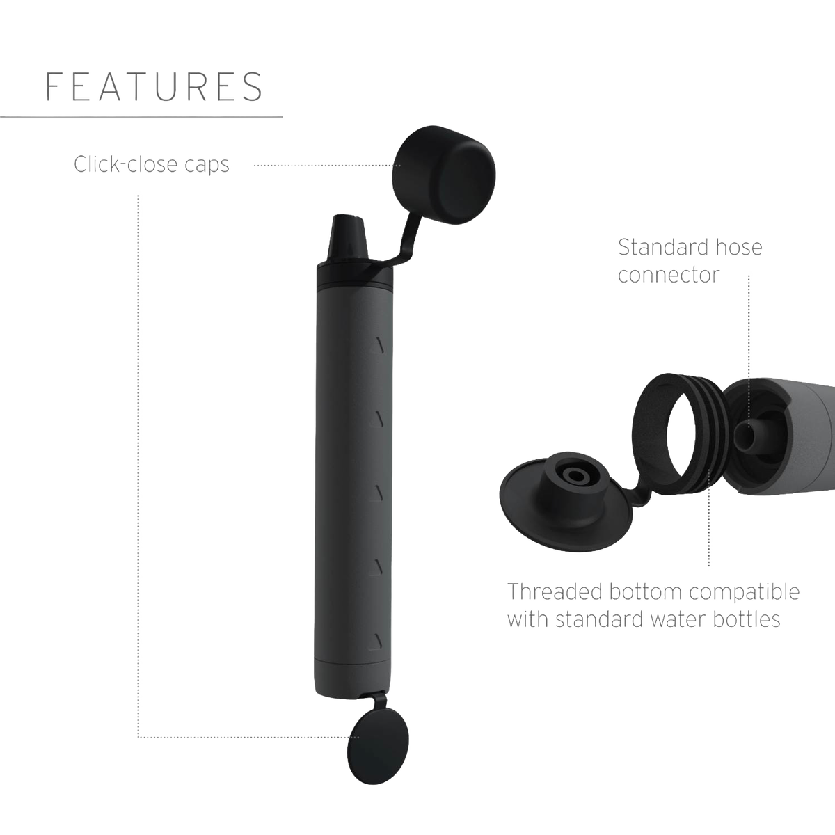 LifeStraw Peak Series - Water Filter Straw
