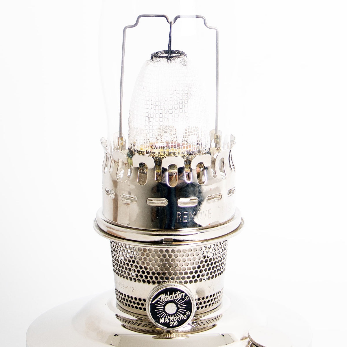Aladdin Chrome Shelf Oil Lamp