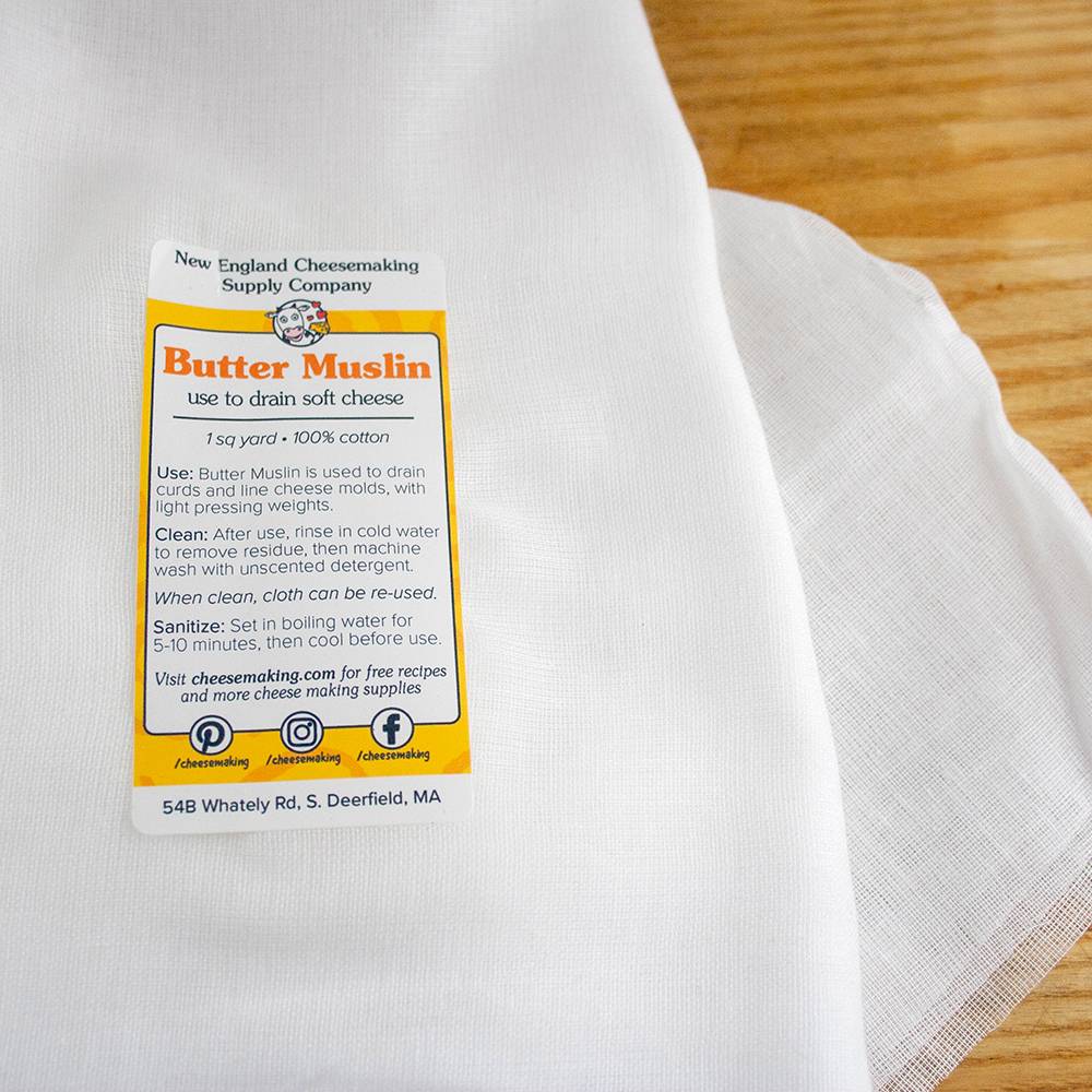 Fine Butter Muslin - 1 Square Yard
