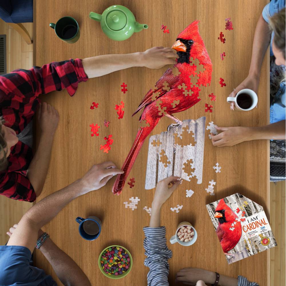 Shaped Jigsaw Puzzle - Cardinal - 300pcs
