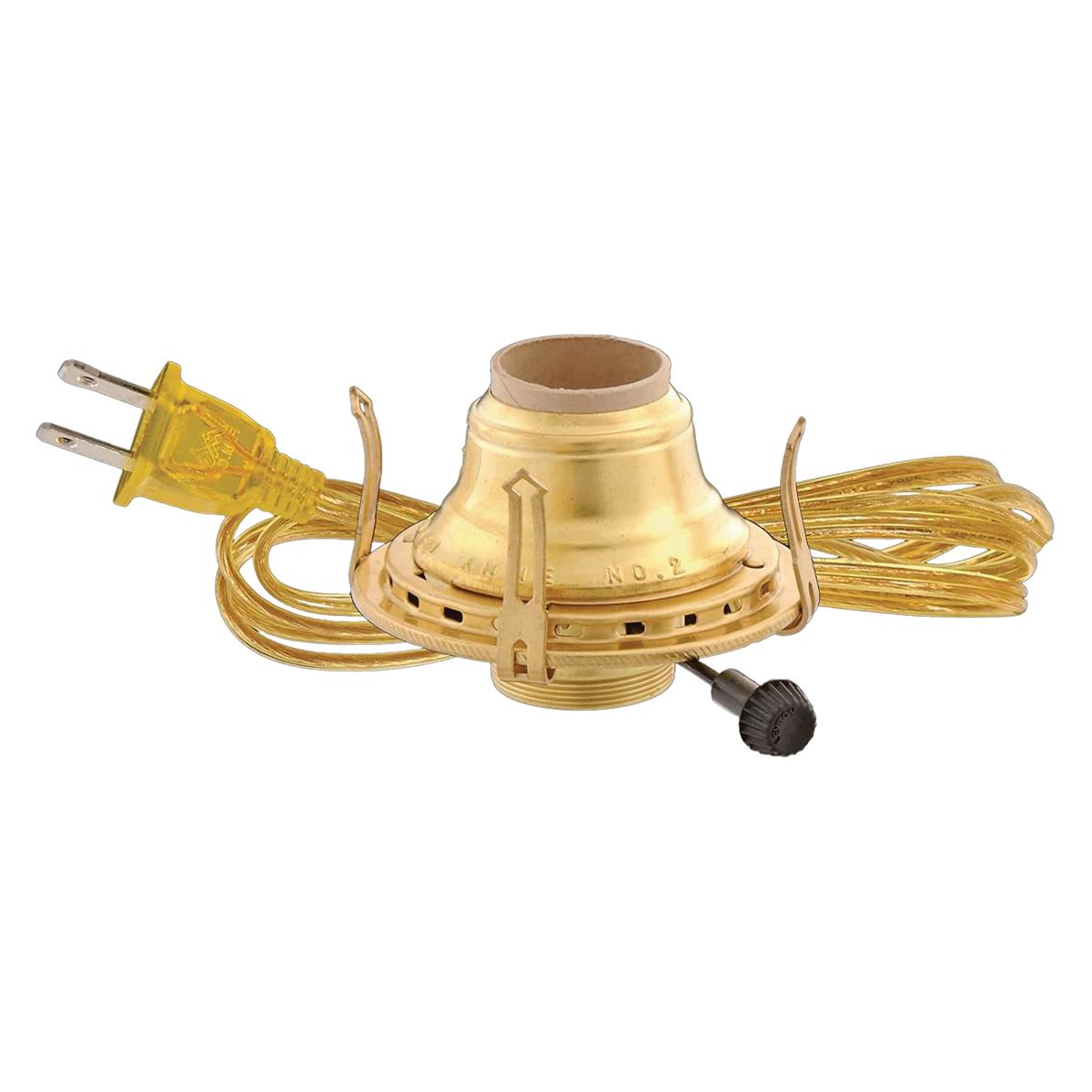 Queen Anne Electrified Burner for Oil Lamps - #2