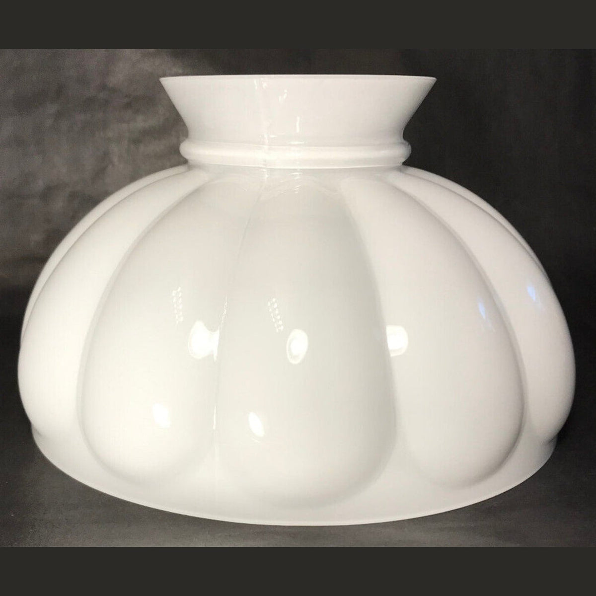 10" Opal Melon Oil Lamp Shade
