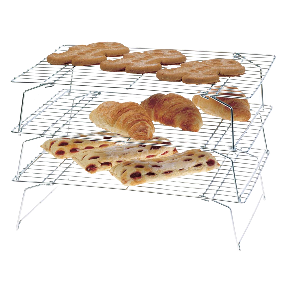 3-Tier Stackable and Collapsable Cooling Rack