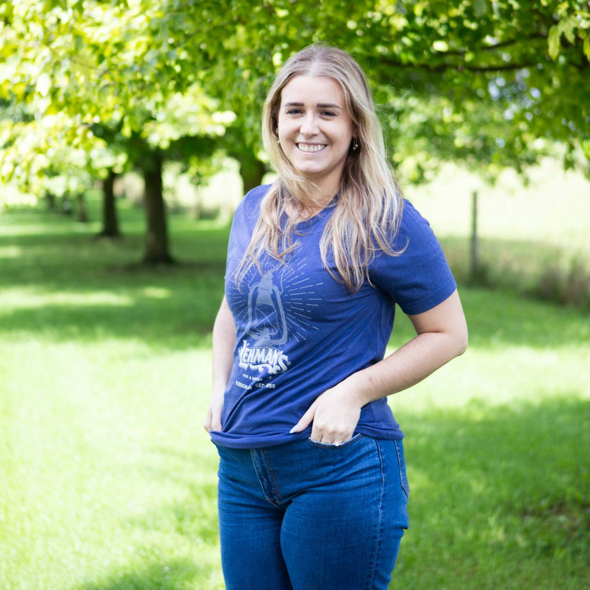 Lehman's Comfy T-Shirt - Lantern (Blue)