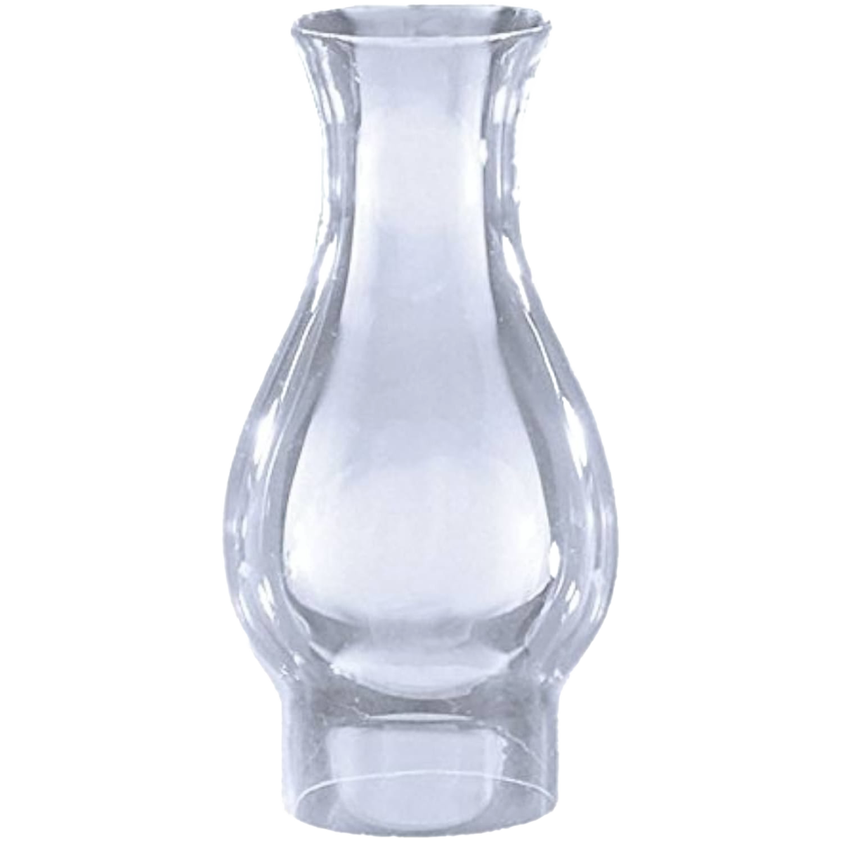 Clear Flare Oil Lamp Chimney - 2-7/8" base