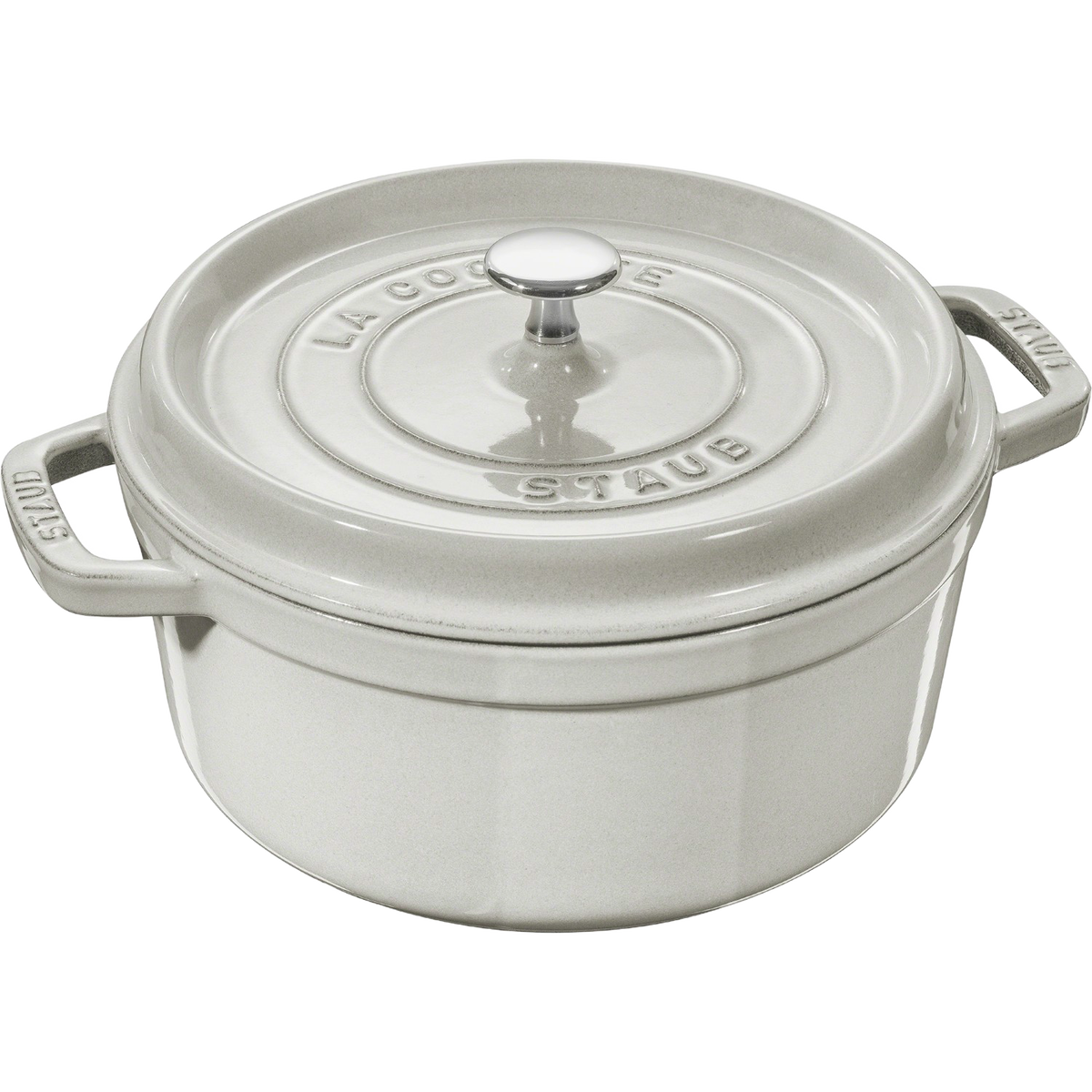 STAUB Round Cast Iron Dutch Oven – 4 Qt