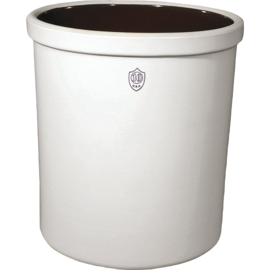 10 Gallon Numbered Stoneware Crock