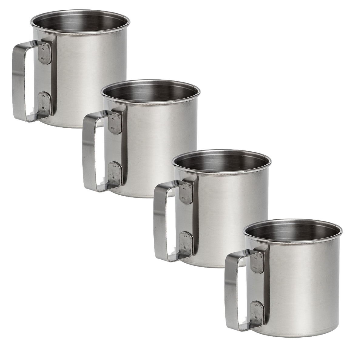 Sturdy Stainless Steel Cup Set
