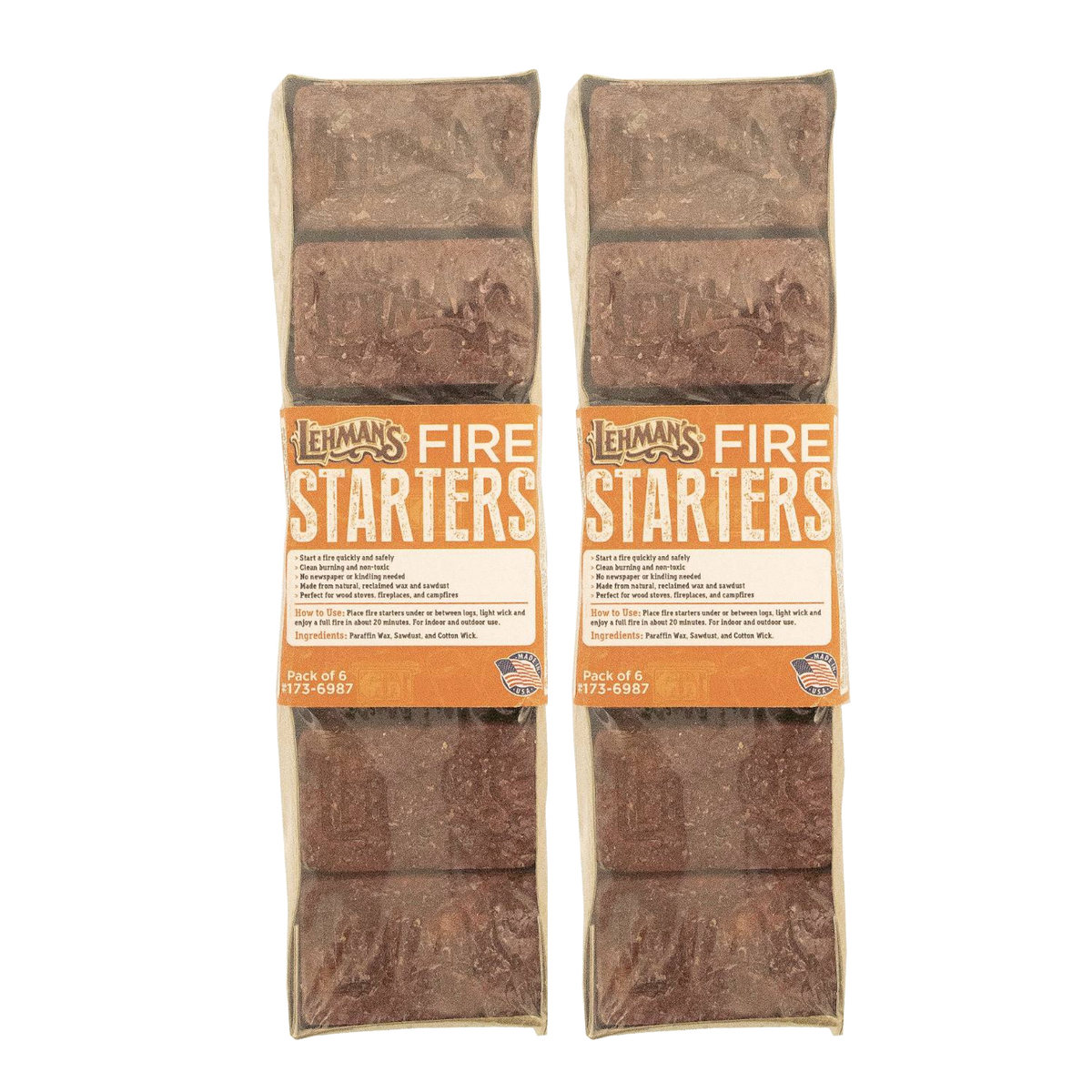 Lehman's Fire Starters - USA Made - Non-Toxic