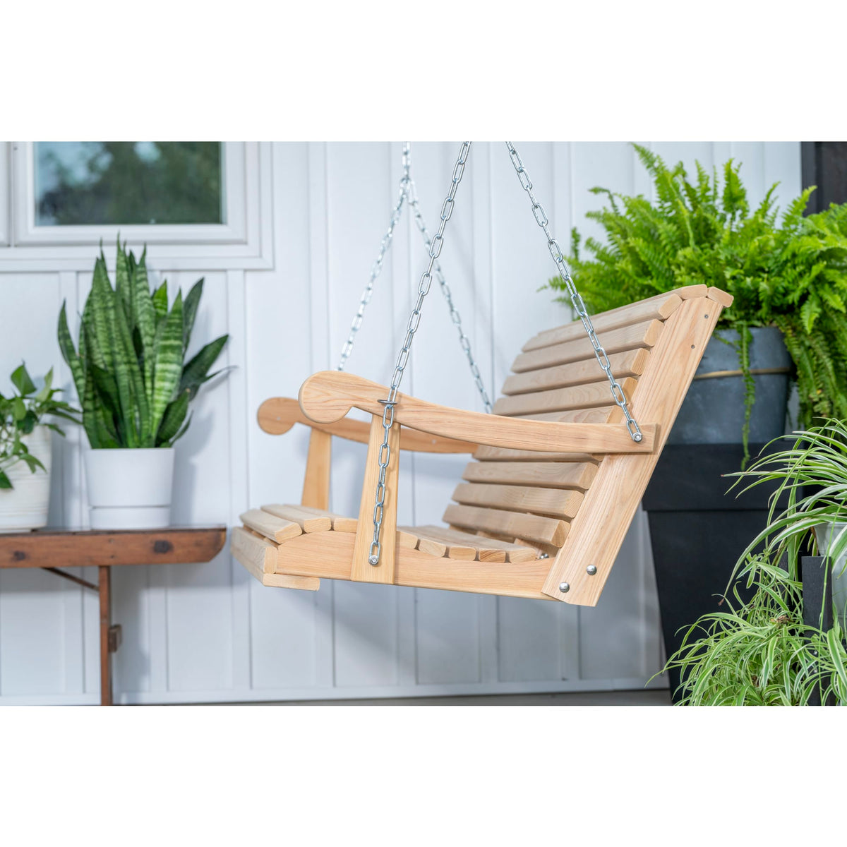 Cypress 5 Foot Hanging Amish Porch Swing
