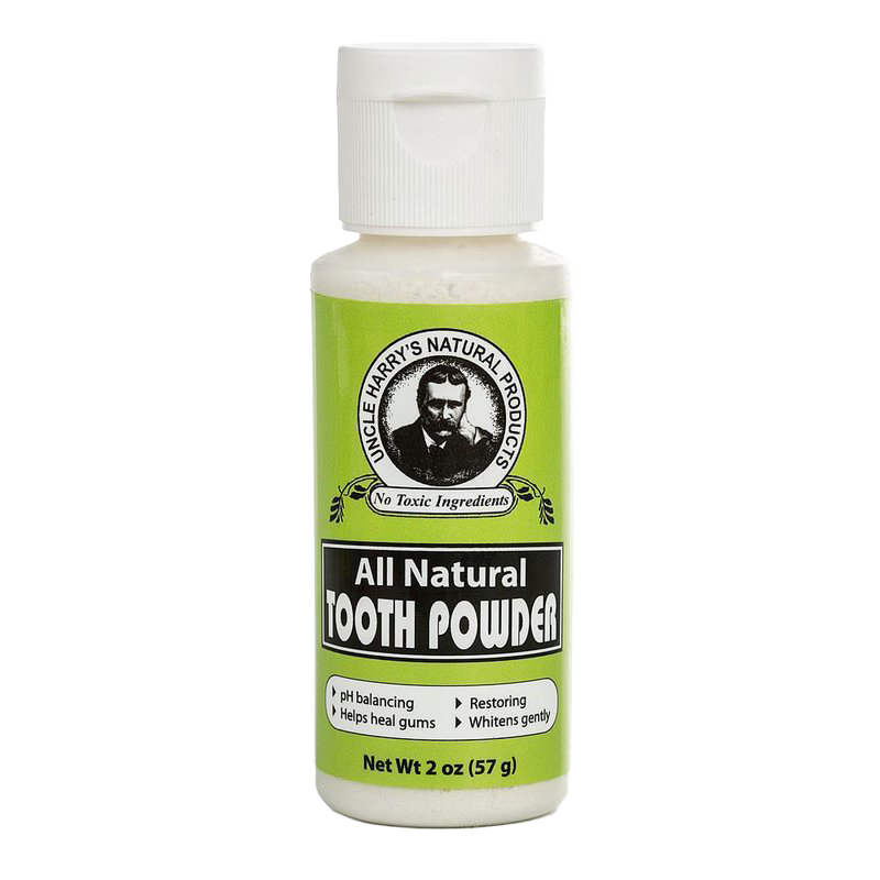 Uncle Harry's Natural Tooth Powder - 2 oz
