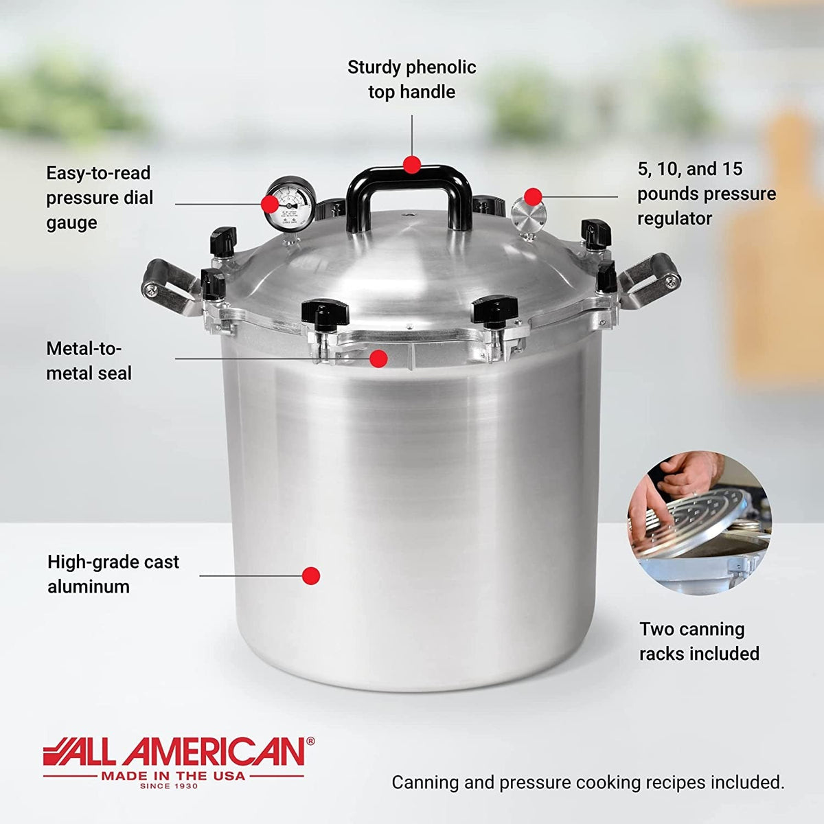 All American 30 qt Pressure Canner / Cooker  (USA)