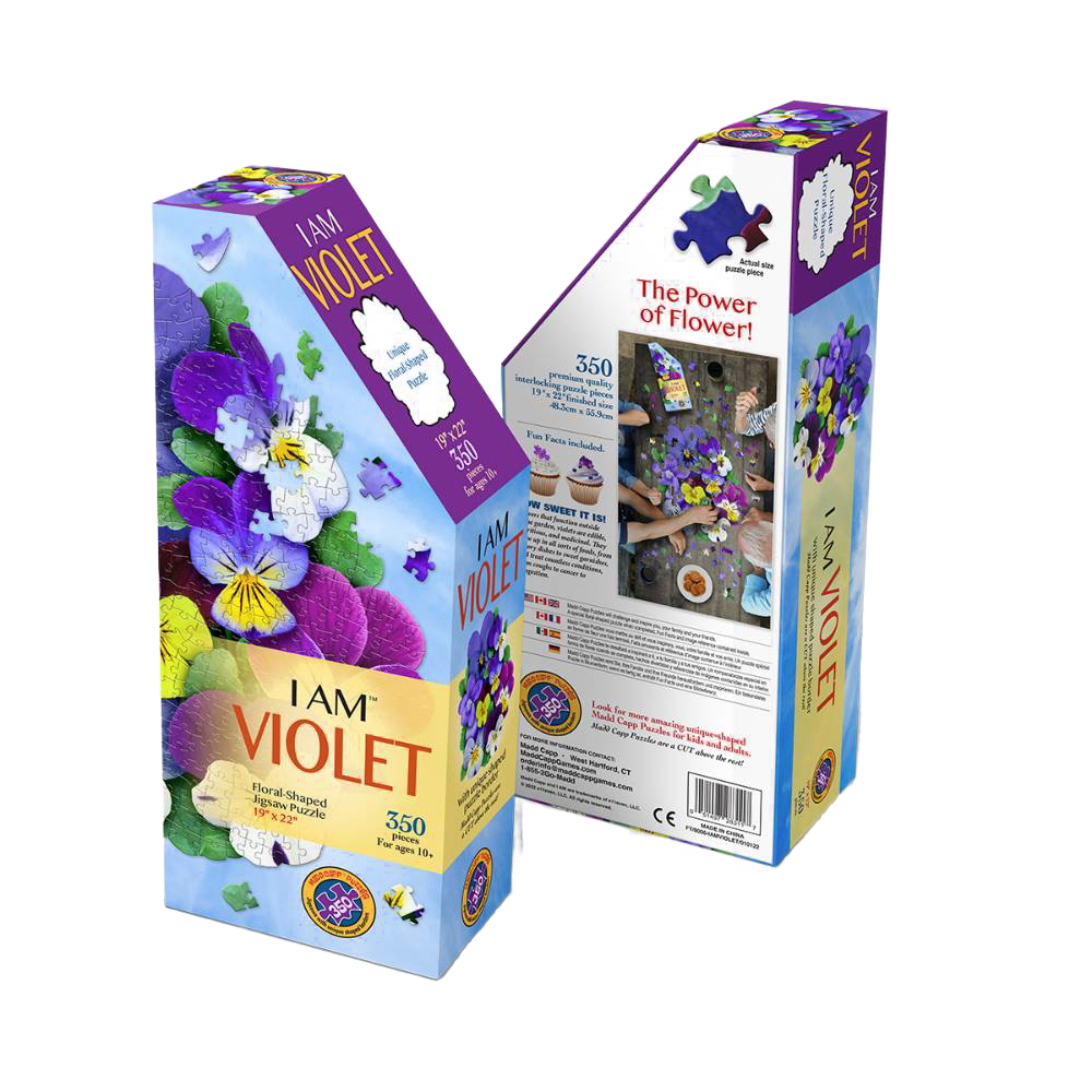 Shaped Jigsaw Puzzle - Violets - 350pcs