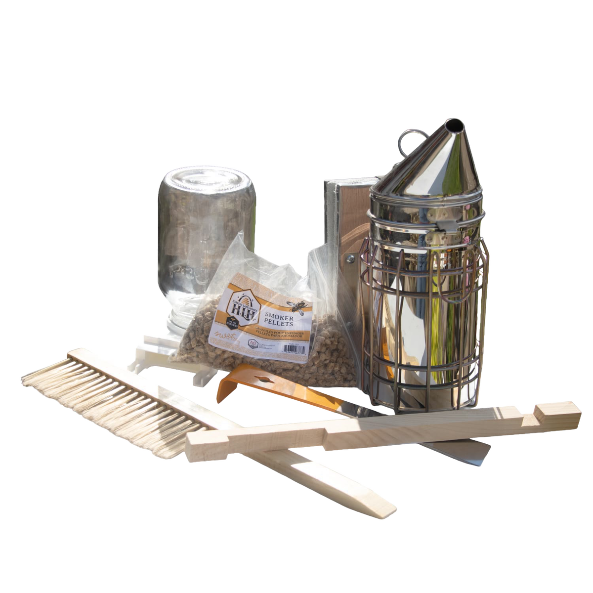 10-Frame Beehive Kit with Tools - Complete Starter Set