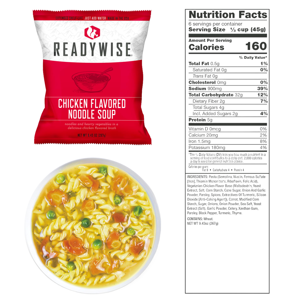 ReadyWise Entree Emergency Food Bucket (120)