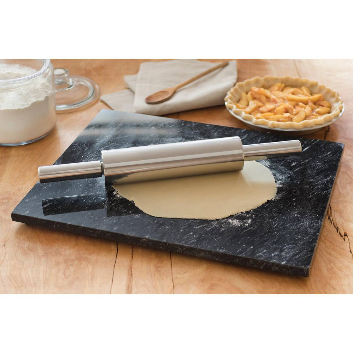 Stainless Steel Rolling Pin - 18.5"
