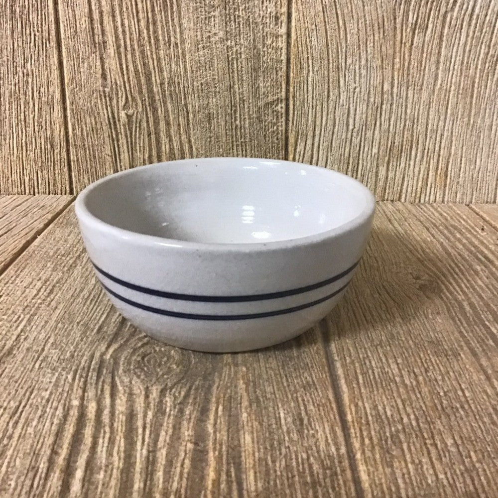 Heritage Blue Stripe Stoneware Salad Bowl