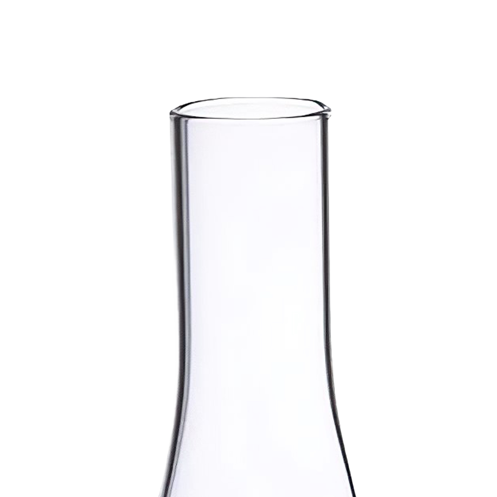 Clear Oil Lamp Chimney - 1-3/8" base