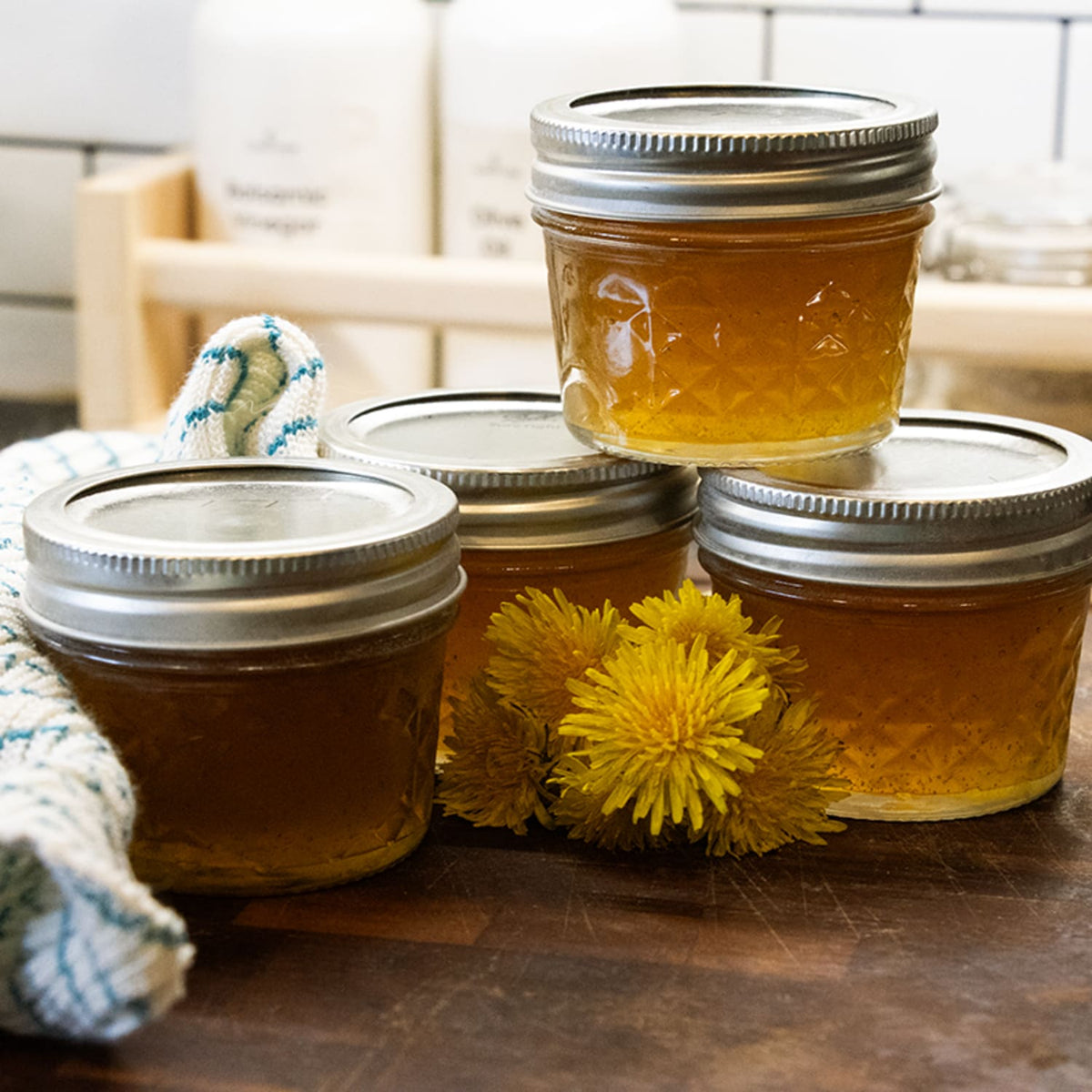 Ball Regular-Mouth Quilted Jelly Jars - 4 oz (12)