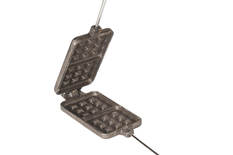 Cast Iron Campfire Waffle Maker - Square