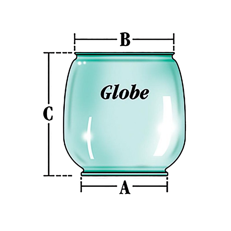 Clear Globes for Dietz Blizzard Lanterns