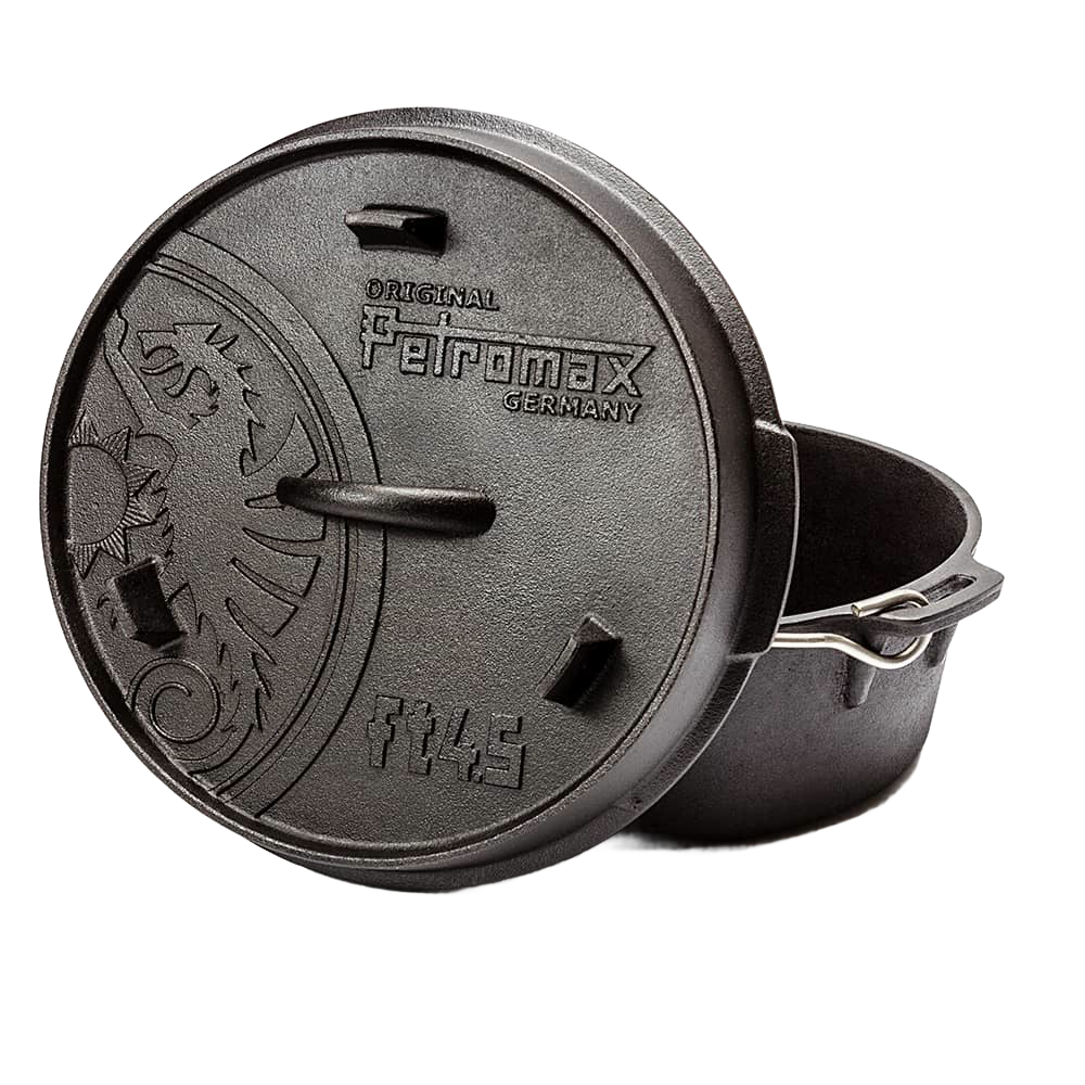 Petromax Cast Iron Dutch Oven with Flat Base