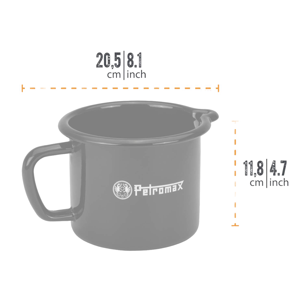 Petromax Enamel Milk Pot
