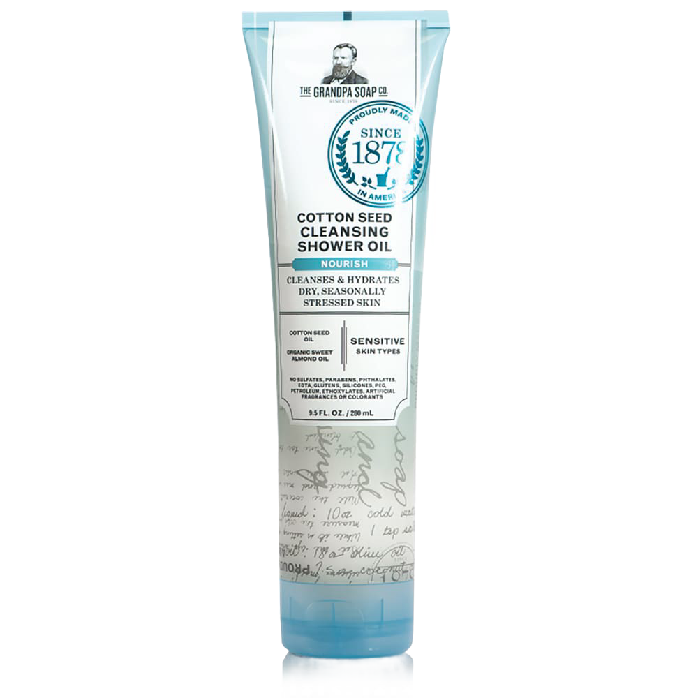 Grandpa's Cotton Seed Cleansing Shower Oil