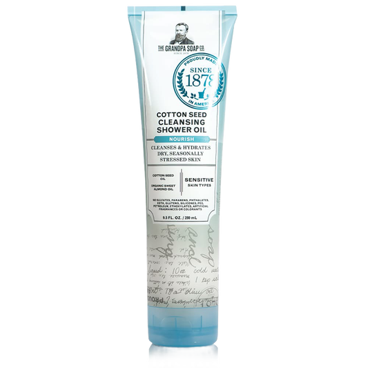 Grandpa's Cotton Seed Cleansing Shower Oil