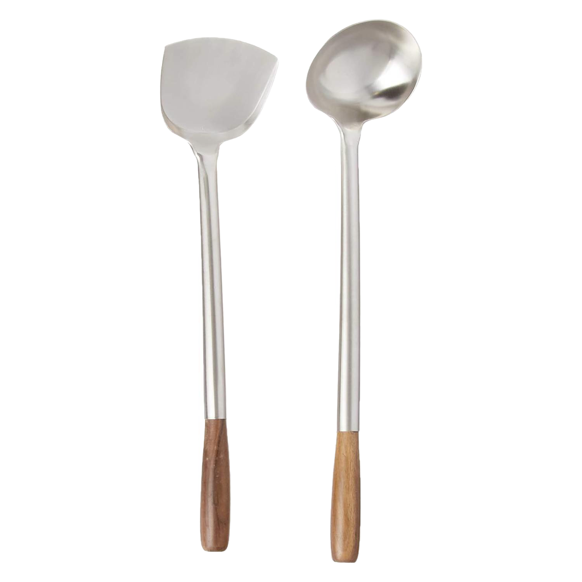 Chuan and Hoak - Spatula and Ladle Wok Utensil Set