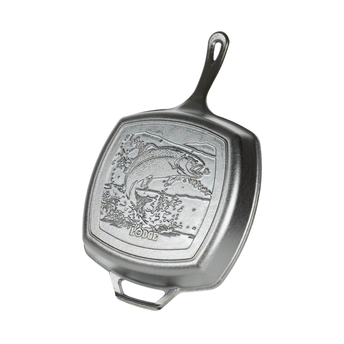 Lodge Cast Iron 10.5" Trout Grill Pan