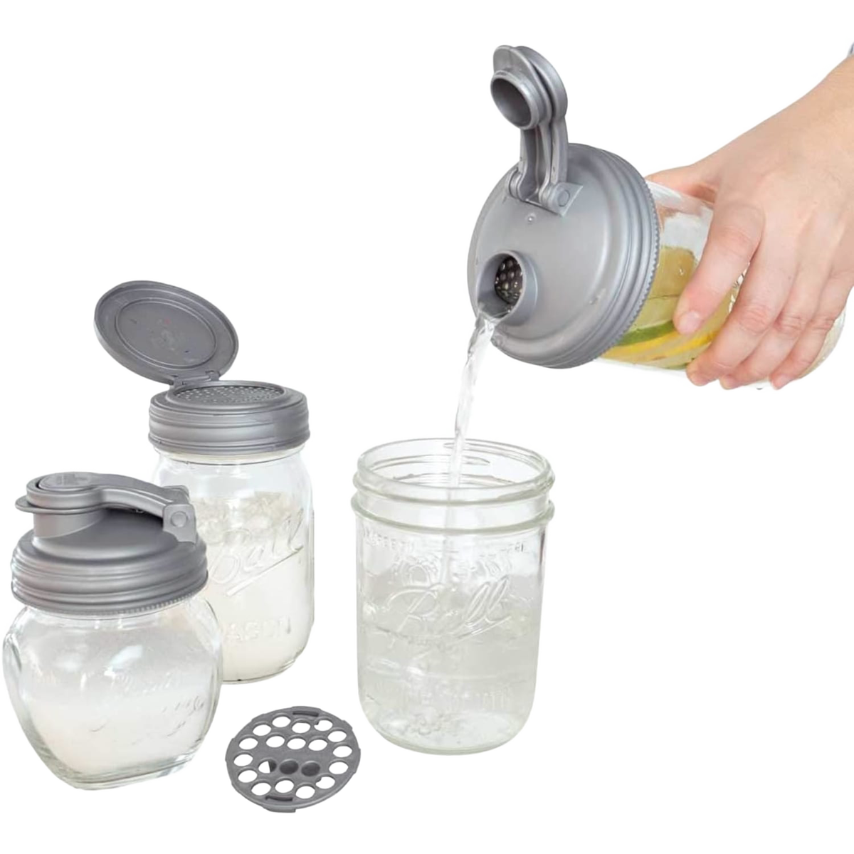 reCAP Mason Jar Lids - Zero Waste Starter Set - 6 Pieces