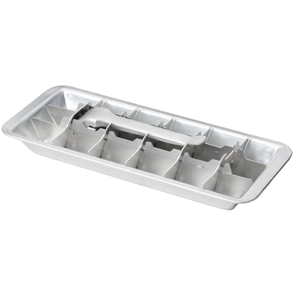 Old-Time Aluminum Ice Cube Tray