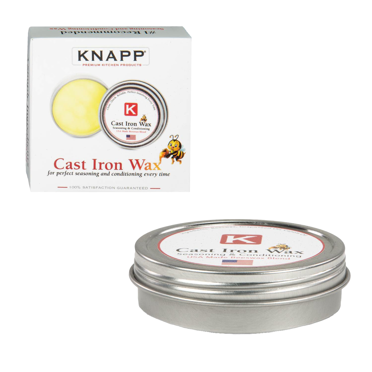 KNAPP Cast Iron Wax for Seasoning