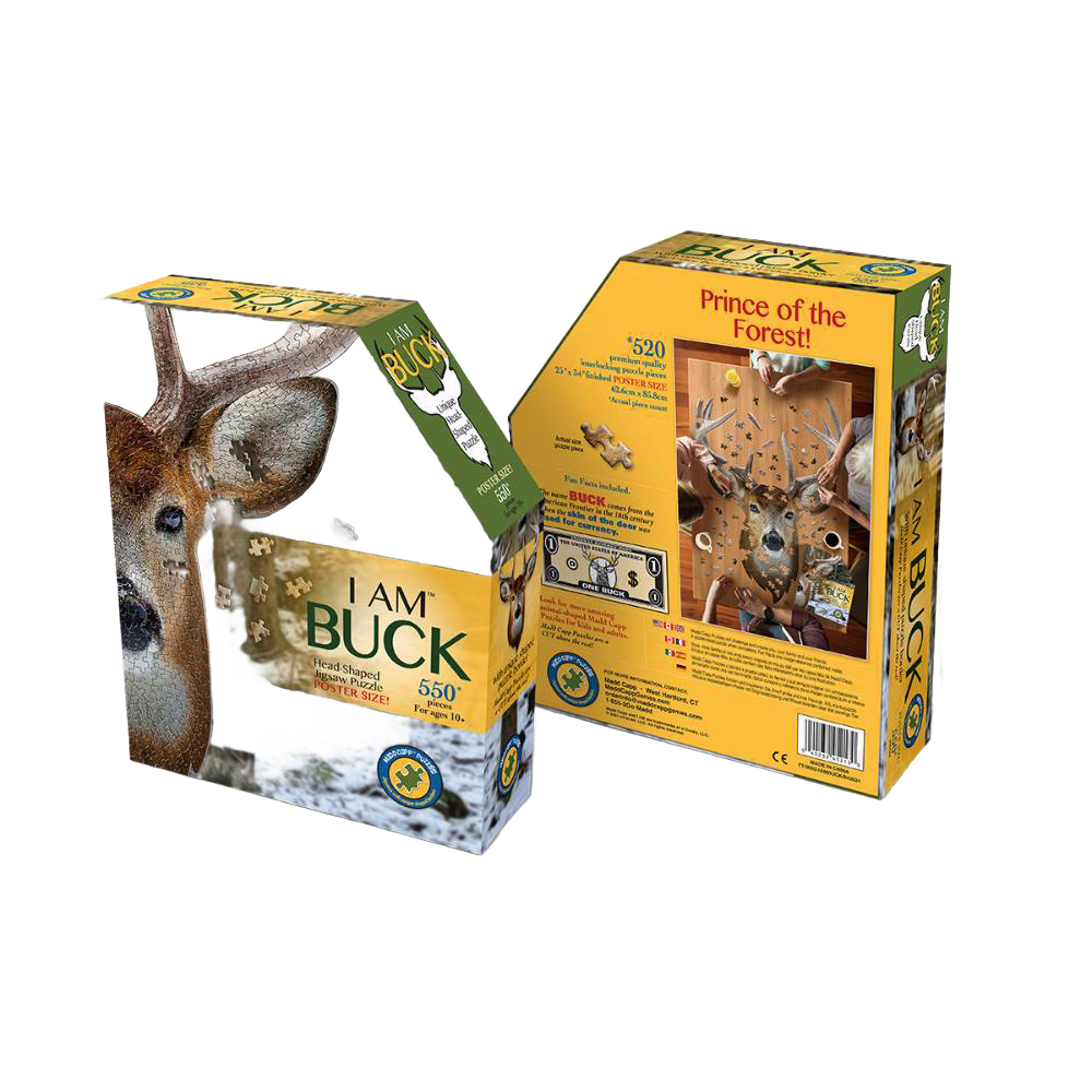 Shaped Jigsaw Puzzle - Buck - 520pcs